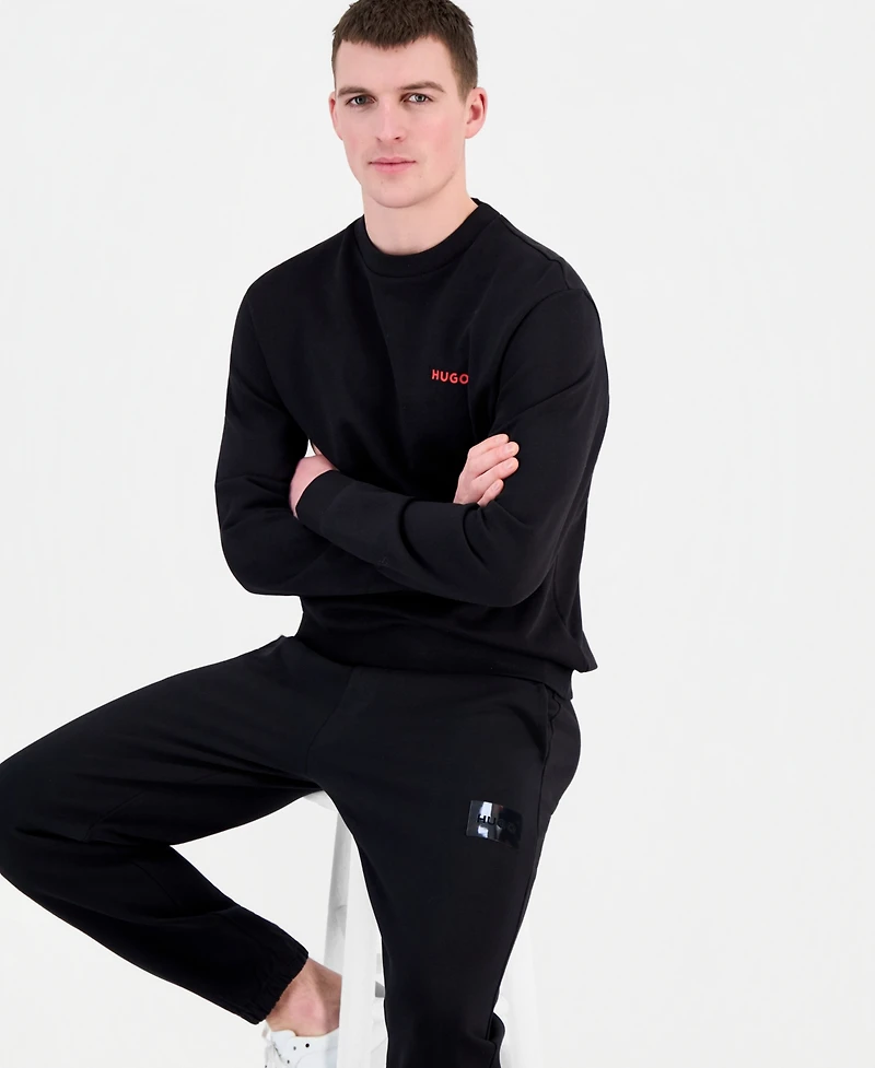 Hugo Boss Men's Cotton Logo Long-Sleeve Sweatshirt