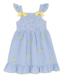 Rare Editions Girls' 2T-6X Pineapple Seersucker Dress