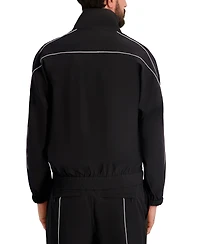 Karl Lagerfeld Paris Men's Full-Zip Track Jacket