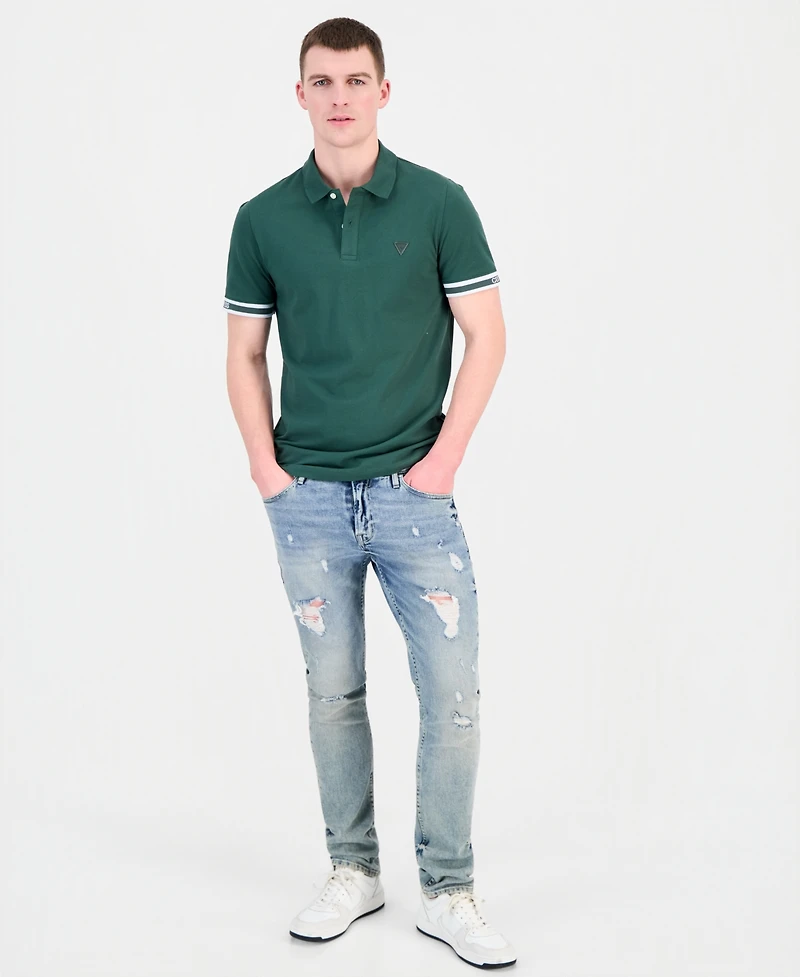Guess Men's Lyle Short-Sleeve Polo Shirt