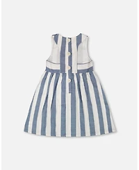 Deux par Girl Sleeveless Dress Stripes - Child