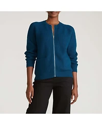 Universal Standard Women's Plus Better-Than-Wool Zip Cardigan Sweater