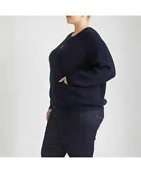 Universal Standard Women's Plus Better-Than-Wool Zip Cardigan Sweater