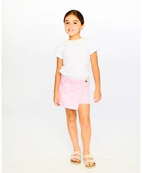 Deux par Girl T-Shirt with Crochet Peter Pan Collar Toddler|Child