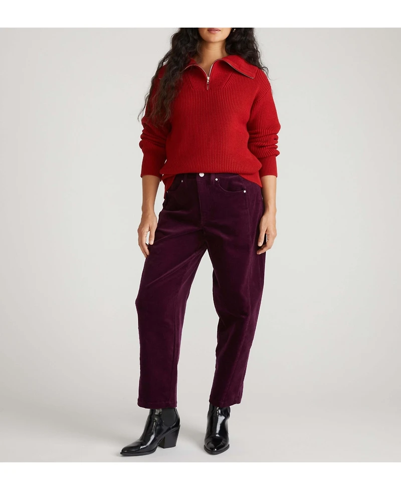 Universal Standard Women's Dakota Twisted Leg Corduroy Pants