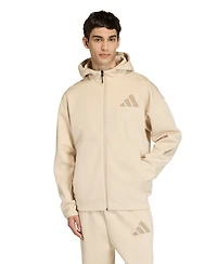 adidas Men's Z.n.e. Classic Fit Long Sleeve Zip-Front Logo Hoodie