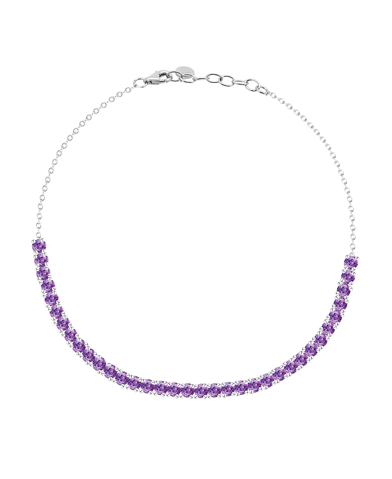 Macy's Multi-Gemstone Bracelet Sterling Silver