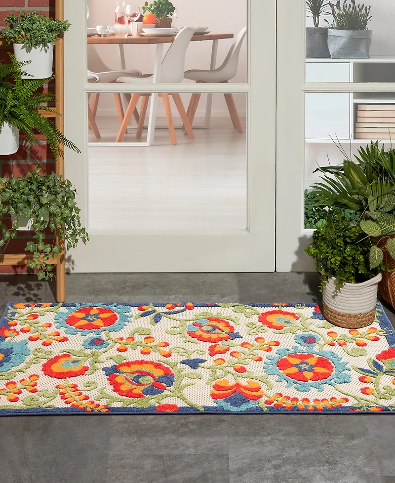 Nourison Home Aloha ALH17 3' x 5' Outdoor Area Rug