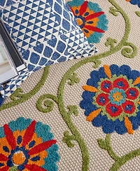 Nourison Home Aloha ALH19 3'6" x 5'6" Outdoor Area Rug