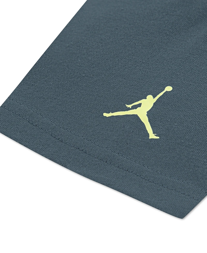 Jordan Boys' Toddler 2T-4T Jumpman Grid Blur Crewneck T-Shirt