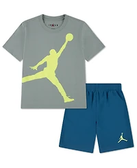 Jordan Little Boys 2-Piece Jumbo Jumpman T-Shirt and Shorts Set