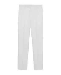 Calvin Klein Boys' 8-20 Tri-Blend Zip Closure Linen Suit Pants