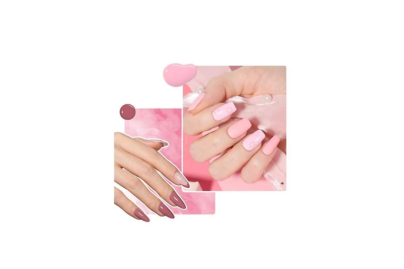 beetles Gel Polish Romantic Blush set 6 Colors