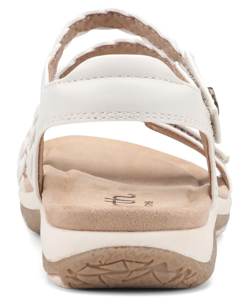 Earth Women's Stellon Braided Strappy Flat Sandals
