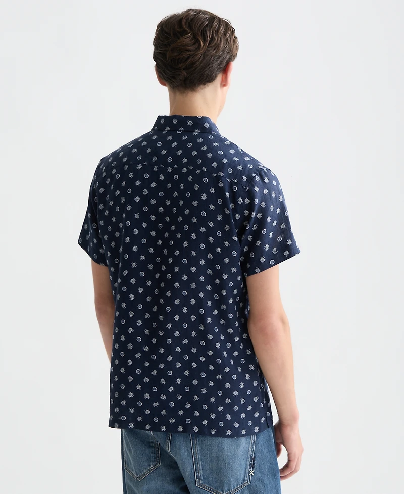 Scotch & Soda Men's Printed Short-Sleeve Shirt