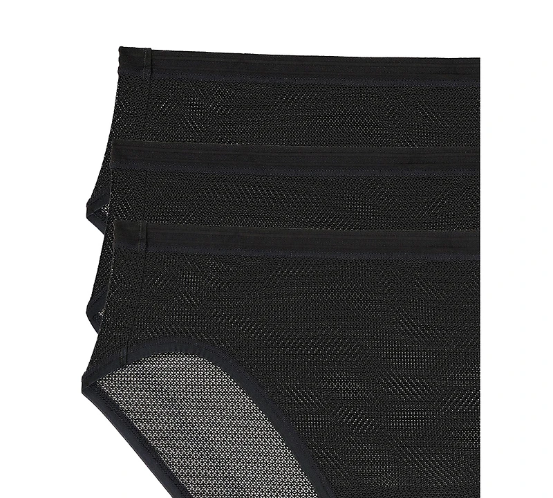 Dkny Women's Sheer Striped Bikini Panties, 3-Pack Set