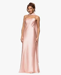 Xscape Women's Overlay Maxi Dress