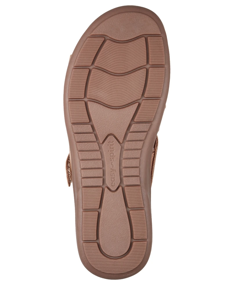 Easy Spirit Women's Waylin Strappy Flat Slip-On Sandals