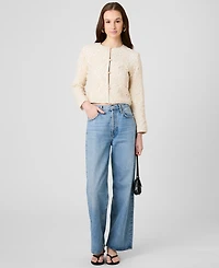 French Connection Women's Textured Slim Fit Jacket