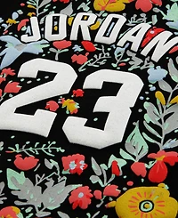 Jordan Girls' 7-16 Floral Basketball Graphic T-Shirt