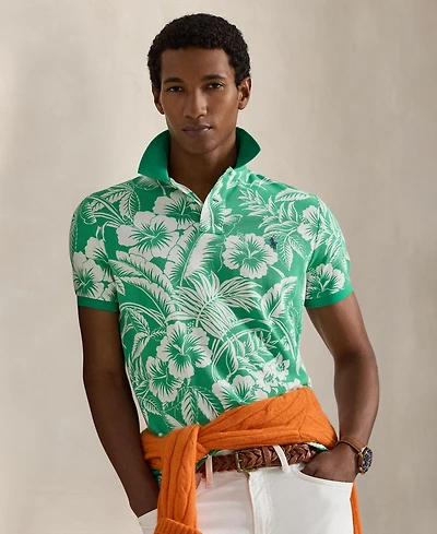 Polo Ralph Lauren Men's Short-Sleeve Tropical Mesh Shirt