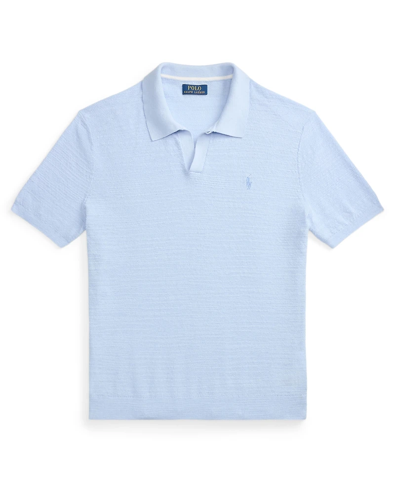 Polo Ralph Lauren Men's Short-Sleeve Textured Sweater Shirt