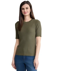 Jones New York Women's Sutton Crew Neck Top