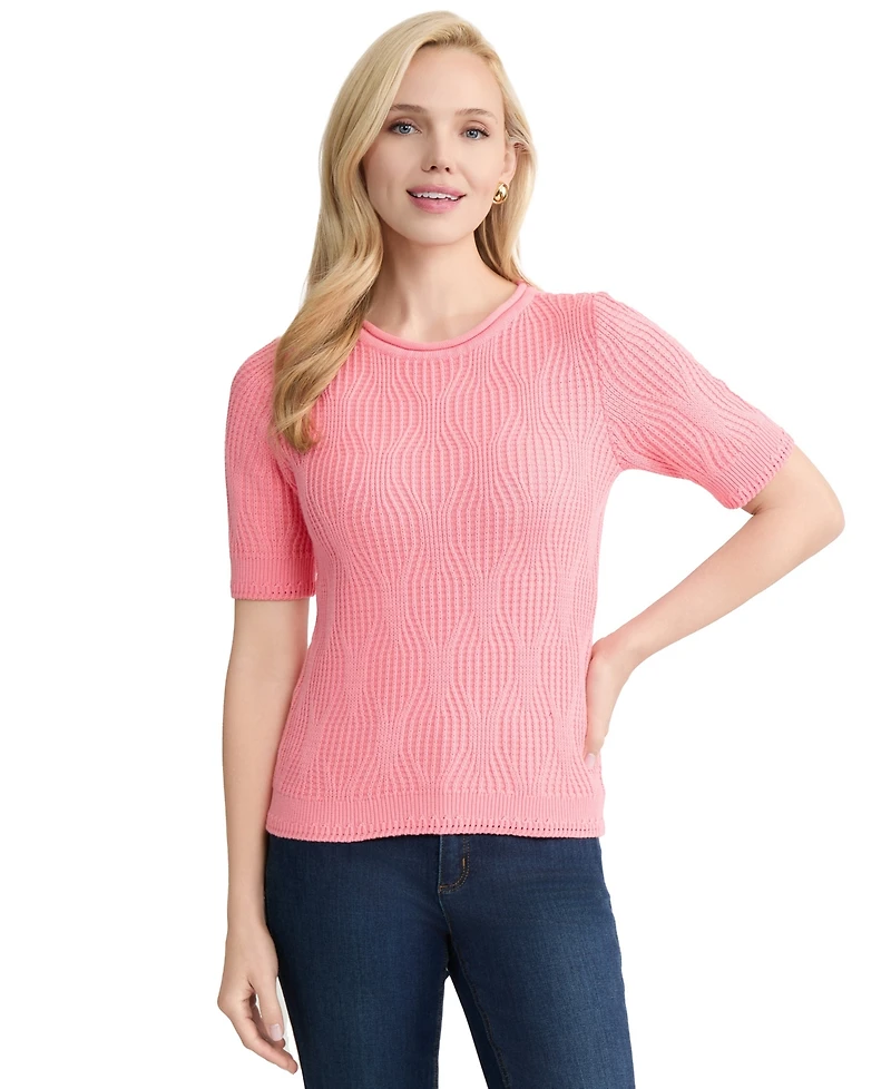 Jones New York Women's Round Neck Sweater