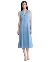 Jones New York Women's Collared Neck Shirt Dress