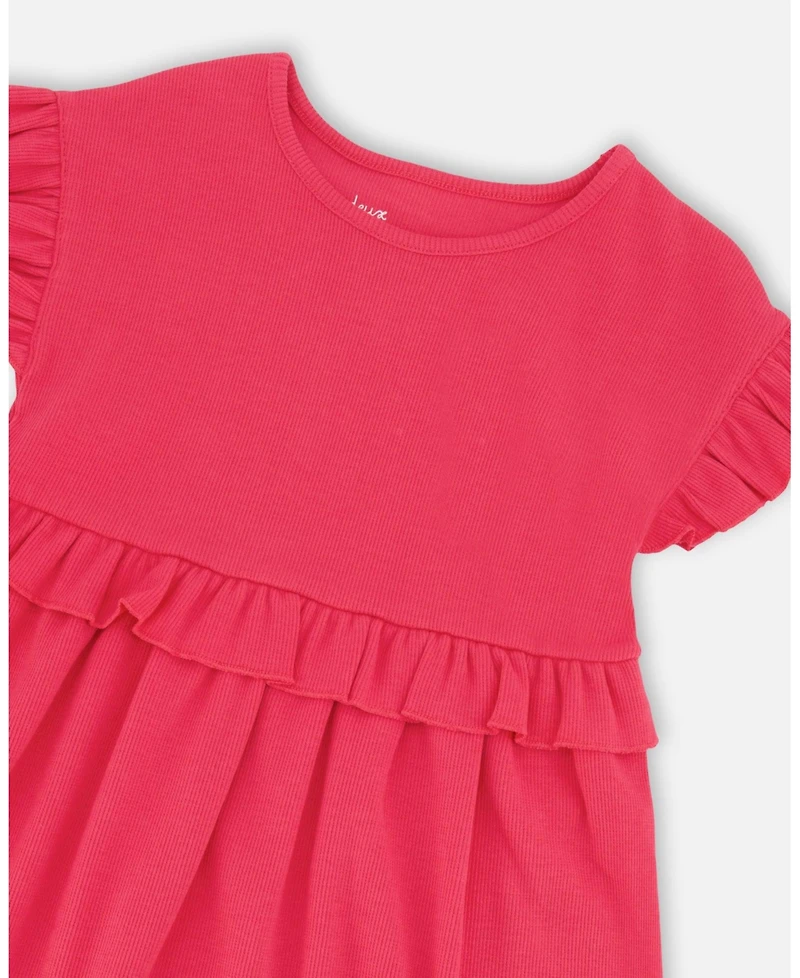 Deux par Deux Big Girls Cotton Rib Dress