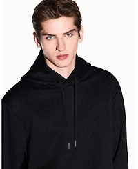 A|X Armani Exchange Men's Jacquard Allover Print Logo Hoodie