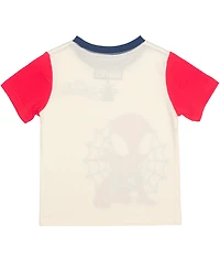 Spider-Man Toddler Boys' 2T-5T Spidey and His Amazing Friends Short-Sleeve T-Shirt and Shorts, 2-Piece Set