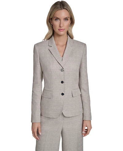 Calvin Klein Women's Novelty 3-Button Jacket