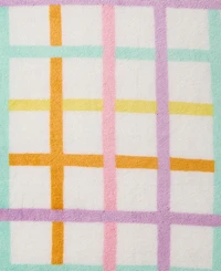 Hallmark Chromatic Grid Plush Throw, 50" x 70"
