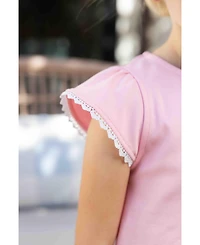 Florence Eiseman Toddler Girls Knit Top with Flowers