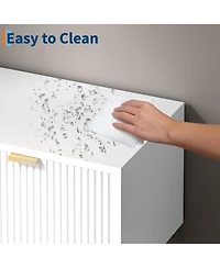 gaomon Shoe Storage Bench, 42" Wooden Storage Chest, 300 lb Capacity, Entryway Storage Ottoman Bench with Doors for Bedroom