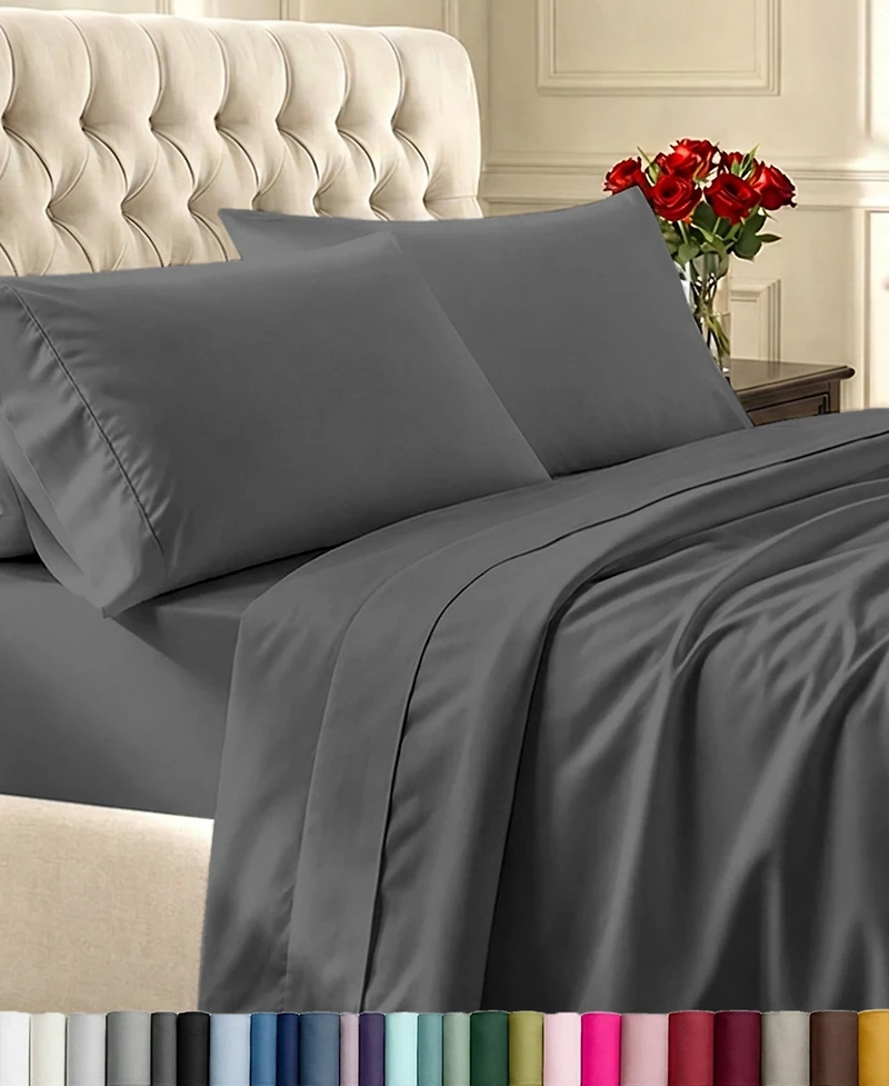 6 Piece Sheet Set with 4 Pillowcases