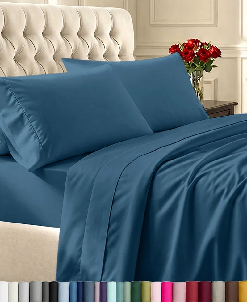 6 Piece Sheet Set with 4 Pillowcases