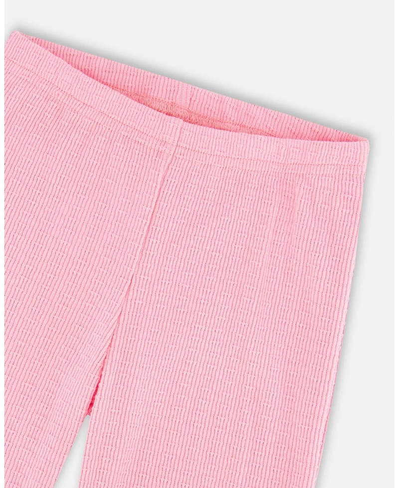 Deux par Deux Toddler Girls Crinkle Jersey Leggings Pink