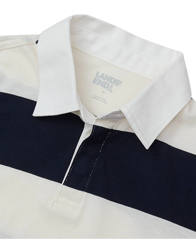 Lands' End Boys Short Sleeve Rugby Polo Shirt