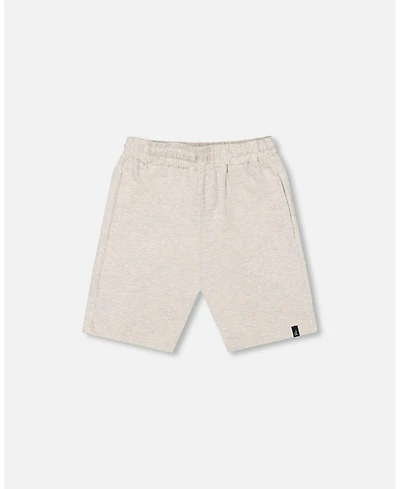 Deux par Toddler Boys Cotton Jersey Shorts Heather