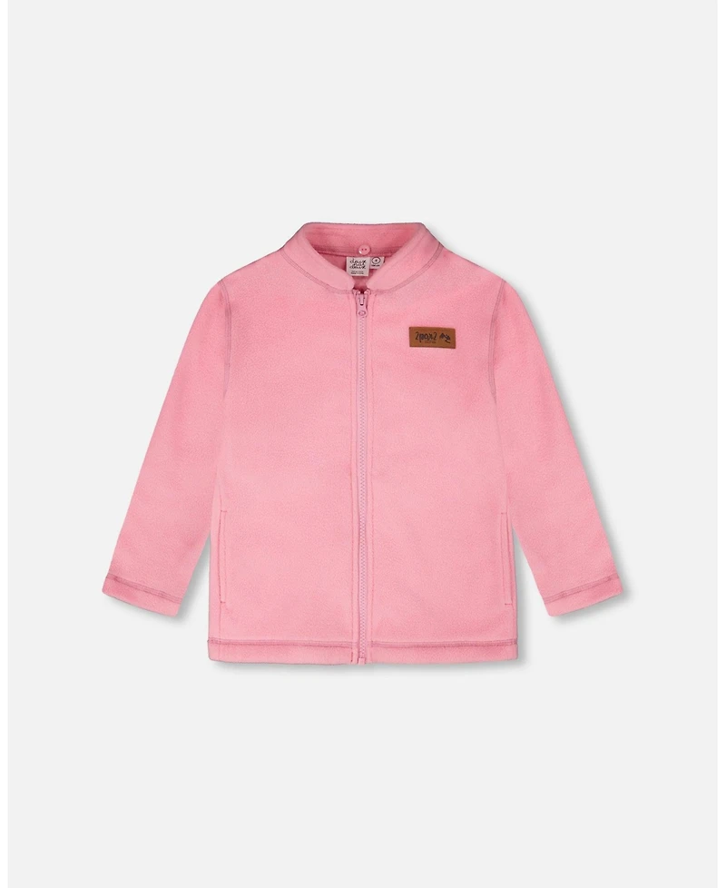 Deux par Girl 3-in-1 Two-Piece Mid-Season Outerwear Set Printed Flowers