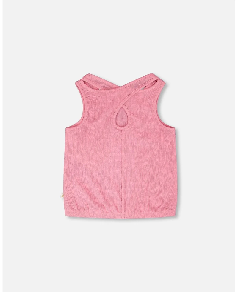 Deux par Deux Big Girls Crinkle Jersey Tank Top