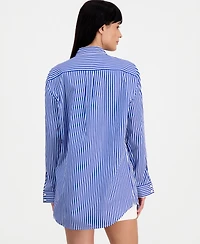 Guess Women's Tecla Cotton Oversized Shirt