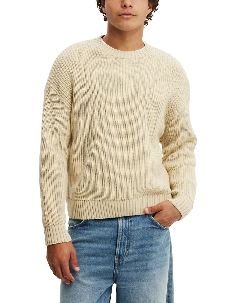 Cotton On Men's Washed Crewneck Sweatshirt