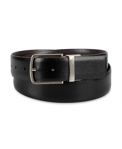 Calvin Klein Men's Reversible Saffiano Leather Belt