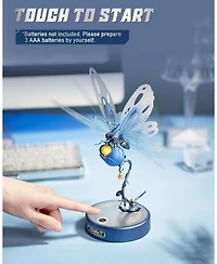 Robotime 3D Metal Puzzles for Adults-Metal Diy Model Kits for to Build-Crafts for Adults-Gifts for Teenage Boys Girls Brain Teaser Gifts for Friend