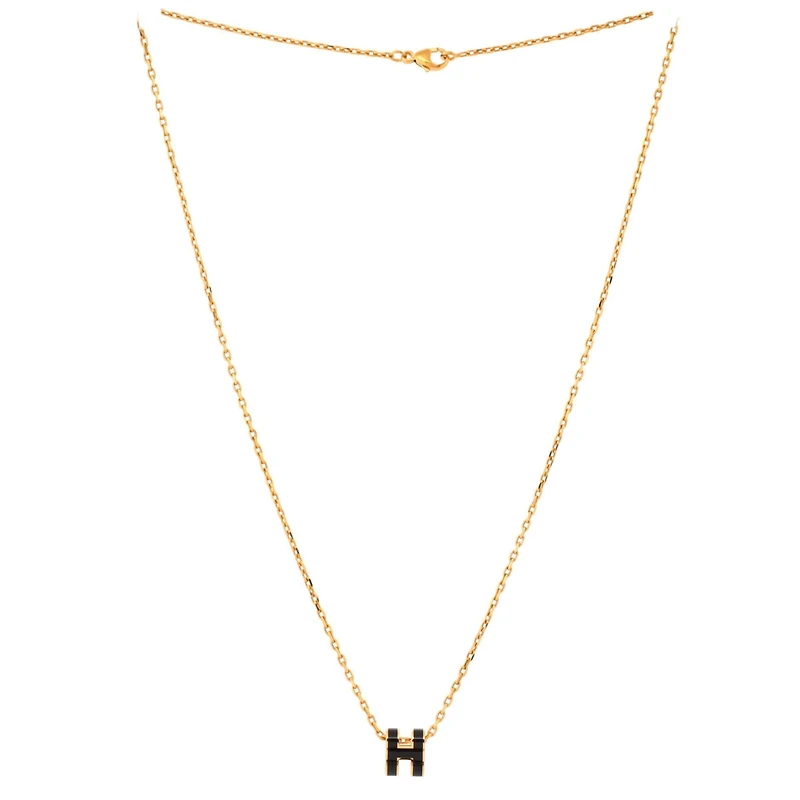 Pre-Owned HERMES Pop H Pendant Chain Necklace