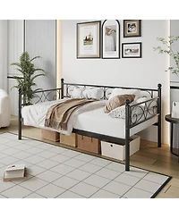 gaomon Metal Sofa Bed Frame, Heavy Duty Metal Slats, Day Bed for Living Room, Bedroom, Guest Room, Space Saving