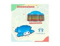 Slickblue 9-Piece Toddler Stepping Stones Non-Slip Balance Play Set